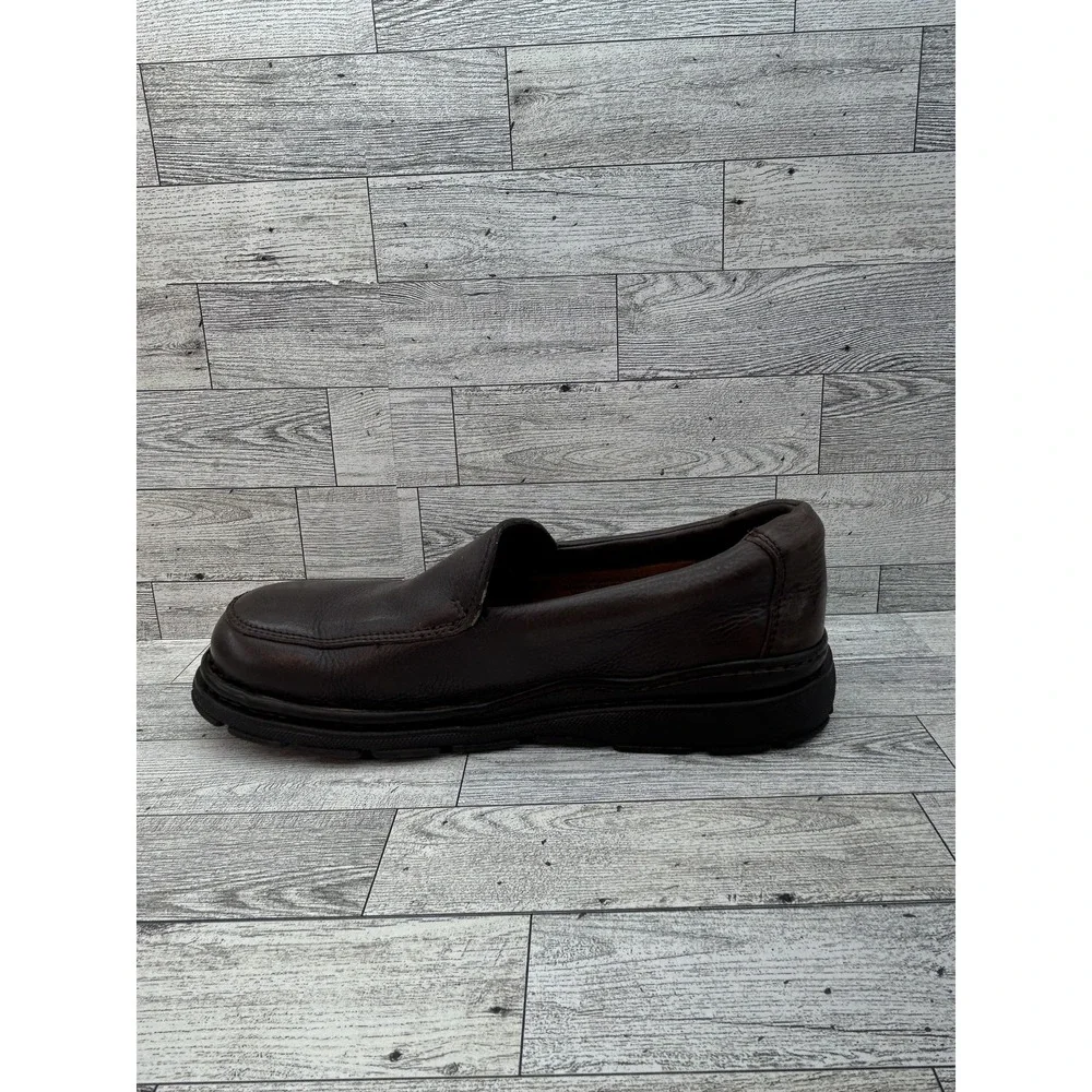 Born Shoes Mens Size 9.5 Leather Slip On Loafers‎ Comfort Handcrafted